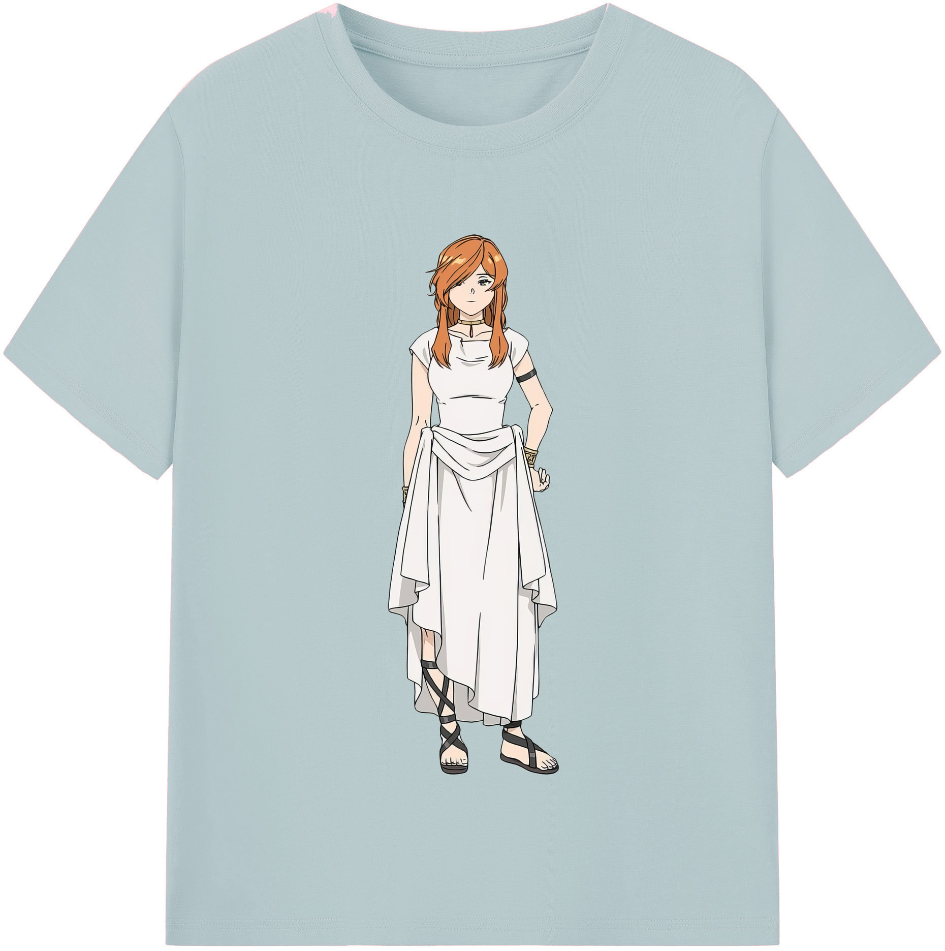 （画像用） 葬送のフリーレン Frieren 綿100％半袖Tシャツ（フロントプリント）